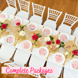 Deluxe packages with everything you need for the perfect party