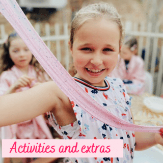 Lots of great activities - slime, pamper, pet adoption and more