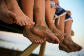 Feet on the pier Feet on the pier