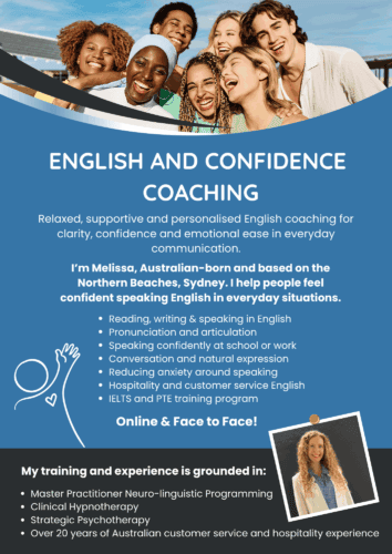 English and Confidence Coaching English and Confidence Coaching